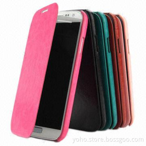 PC Covers/Colorful Leather Cases for Samsung Galaxy S4